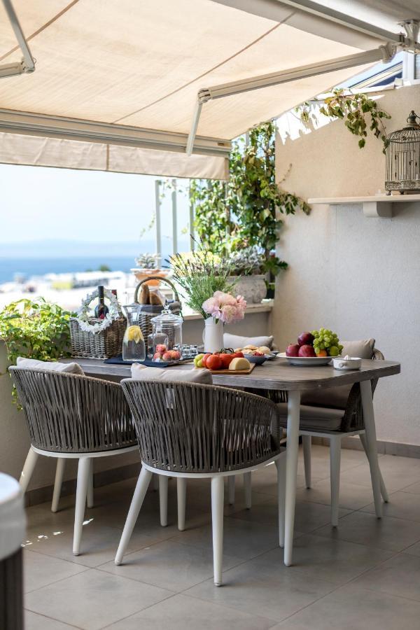 Velebis Superior Apartment - Luxurious One-Room Apartment With Jacuzzi - Prestigious Location By The Sea In The New City Center Of Znjan - Panoramic View Of The Sea And Islands - Free Garage Parking - Buralux Properties سبليت المظهر الخارجي الصورة